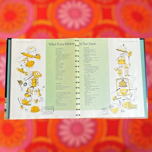 1964 Vintage Betty Crocker's New Dinner For Two Cookbook Golden Press First Ed - Picture 10 of 11
